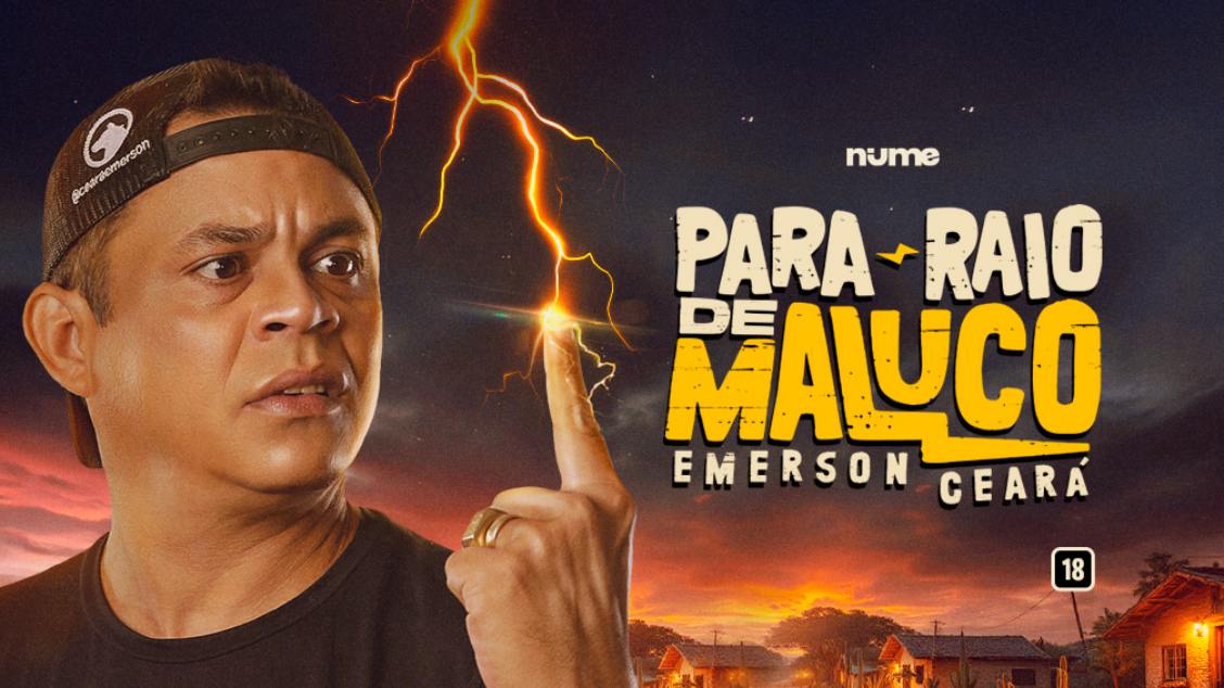 Banner Emerson Ceará em Atibaia/SP Para-Raio de Maluco