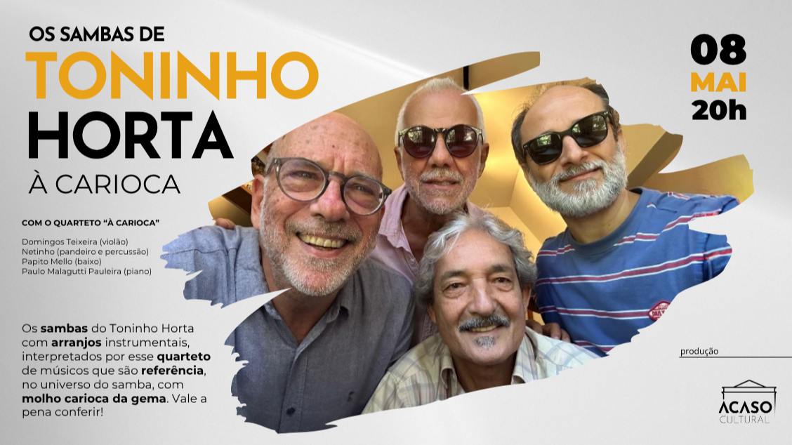 Imagem do evento Sambas de Toninho Horta tocados 'À Carioca'