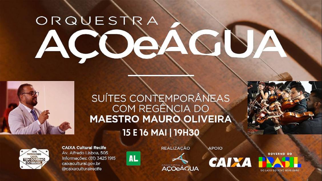 Imagem do evento Orquestra Aço e Água - Suítes contemporâneas