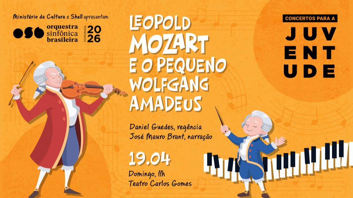 Imagem do evento Concertos para a Juventude  Leopold Mozart e o Pequeno Wolfgang Amadeus