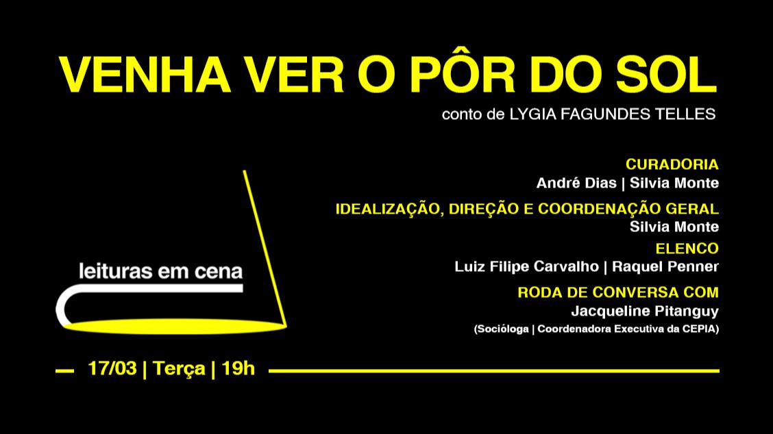 Leituras em Cena  Venha ver o pôr do sol