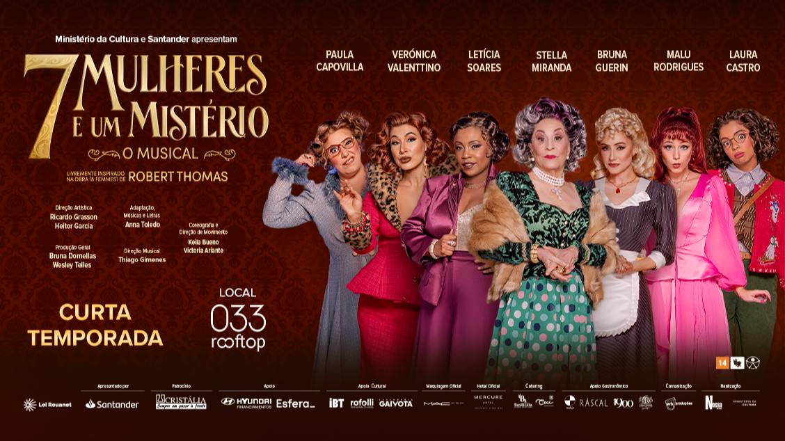 7 MULHERES E UM MISTÉRIO – O MUSICAL