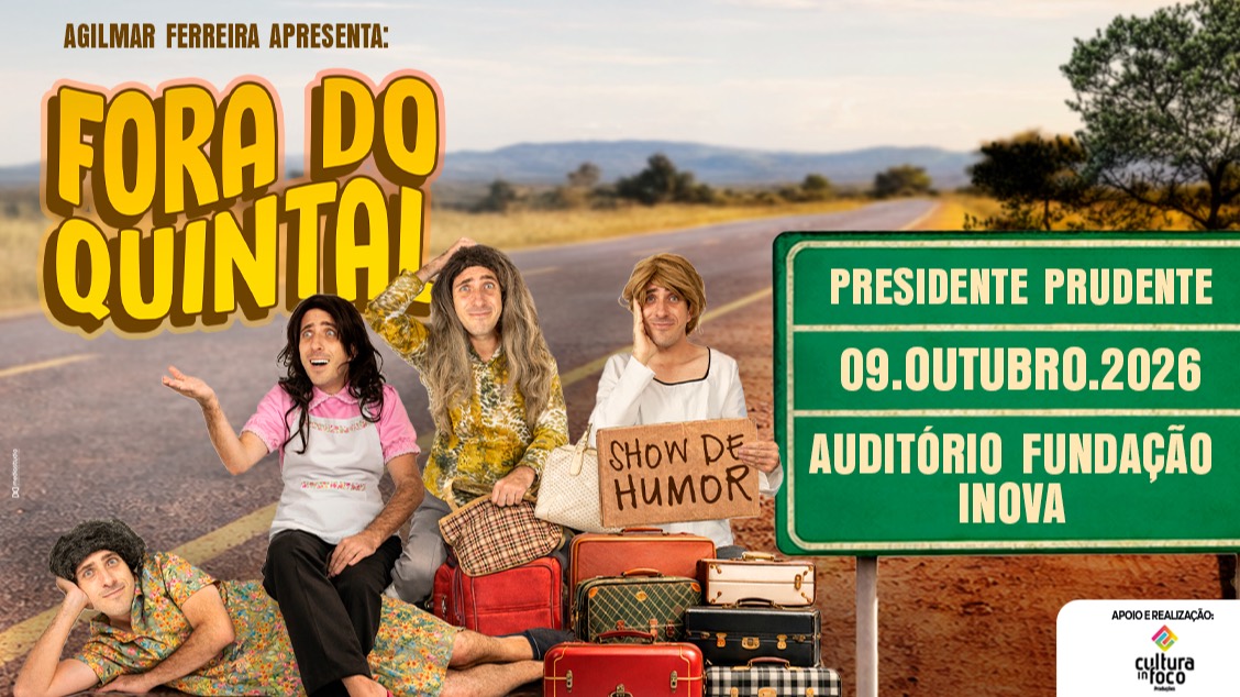 Imagem do evento Agilmar Ferreira - Fora do Quintal - Presidente Prudente