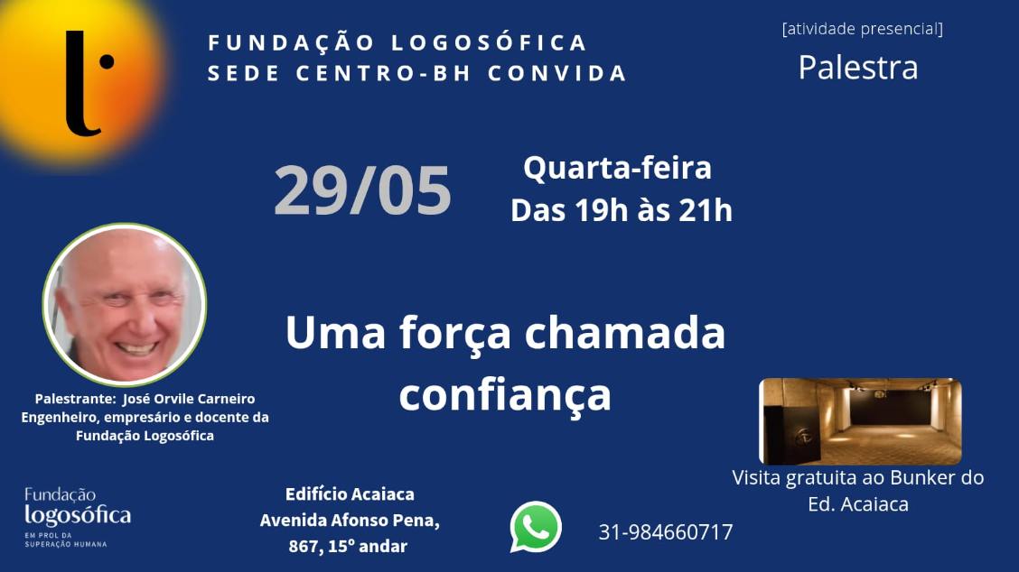 Imagem do evento Uma Força Chamada Confiança