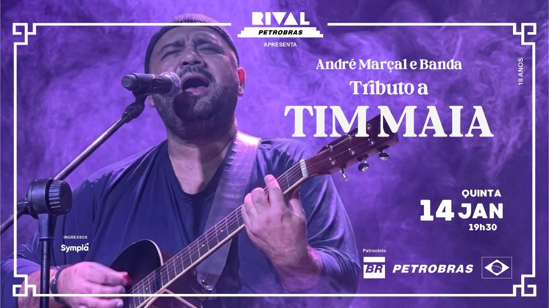 Image de la source — TRIBUTO A TIM MAIA COM ANDRÉ MARÇAL E BANDA