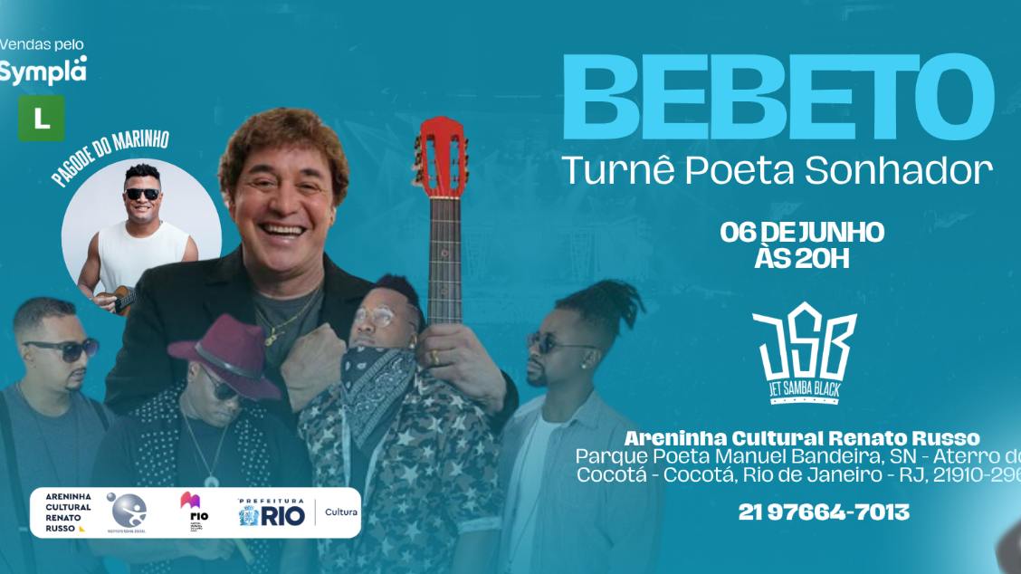 Imagem do evento Bebeto - Turnê Poeta Sonhador