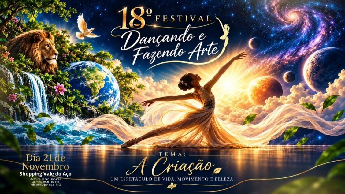 Imagem do evento 18° EDIÇÃO DANÇANDO E FAZENDO ARTE - A CRIAÇÃO
