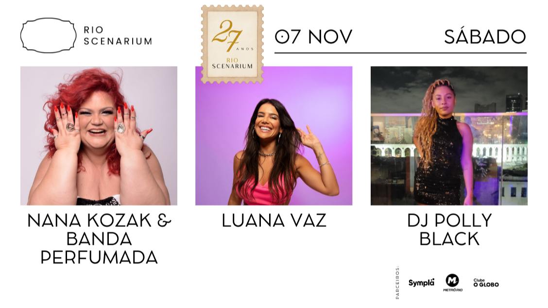 Imagem do evento LUANA VAZ NO RIO SCENARIUM  07.11