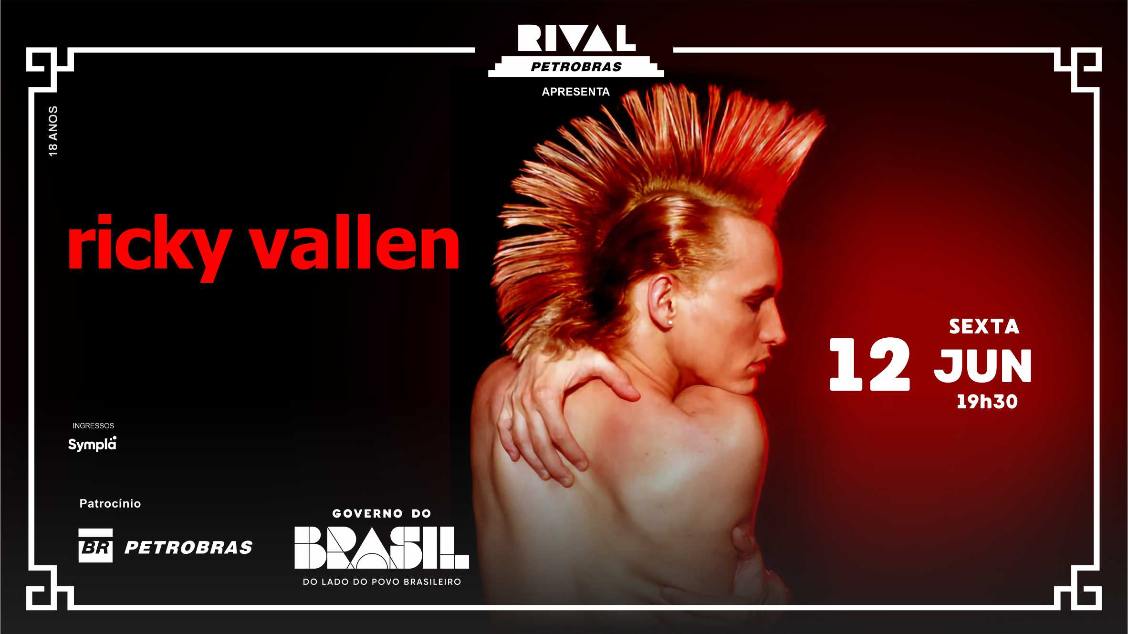 Ricky Vallen no Show “a Voz Mutante” em Rio de Janeiro