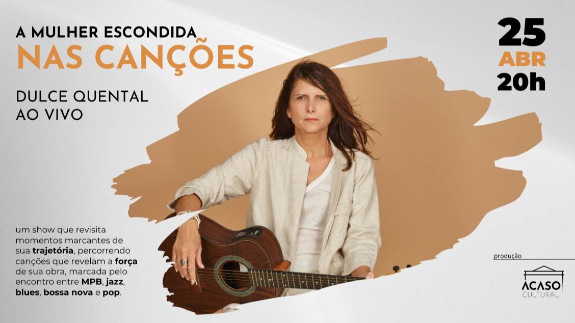 Imagem do evento Dulce Quental - A mulher escondida nas canções