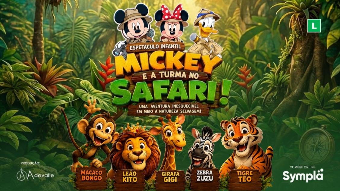 Mickey e a Turma no Safari