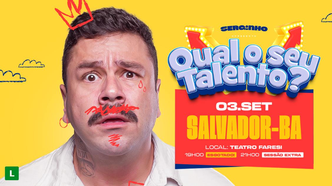 Imagem do evento SERGINHO LACERDA - VIDA DE PAI - SALVADOR/BA
