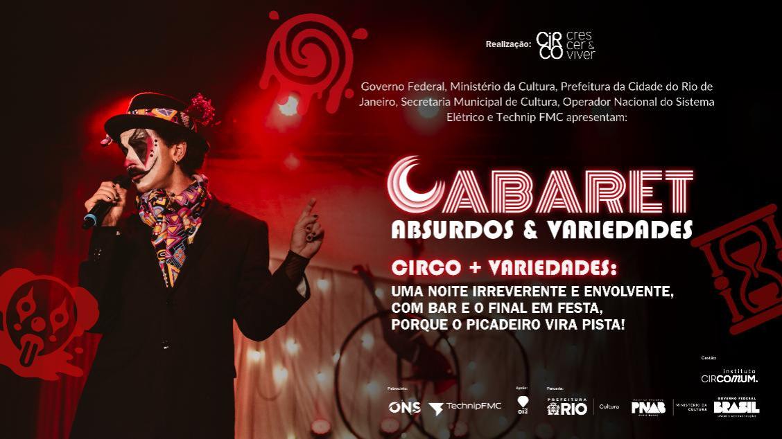 Imagem do evento CABARET – Absurdos e Variedades 20/11