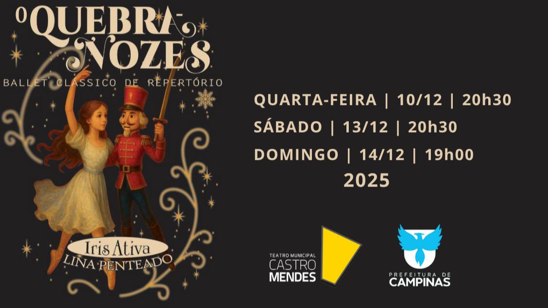 Imagem do evento O QUEBRA NOZES - ACADEMIA IAD-LINA PENTEADO