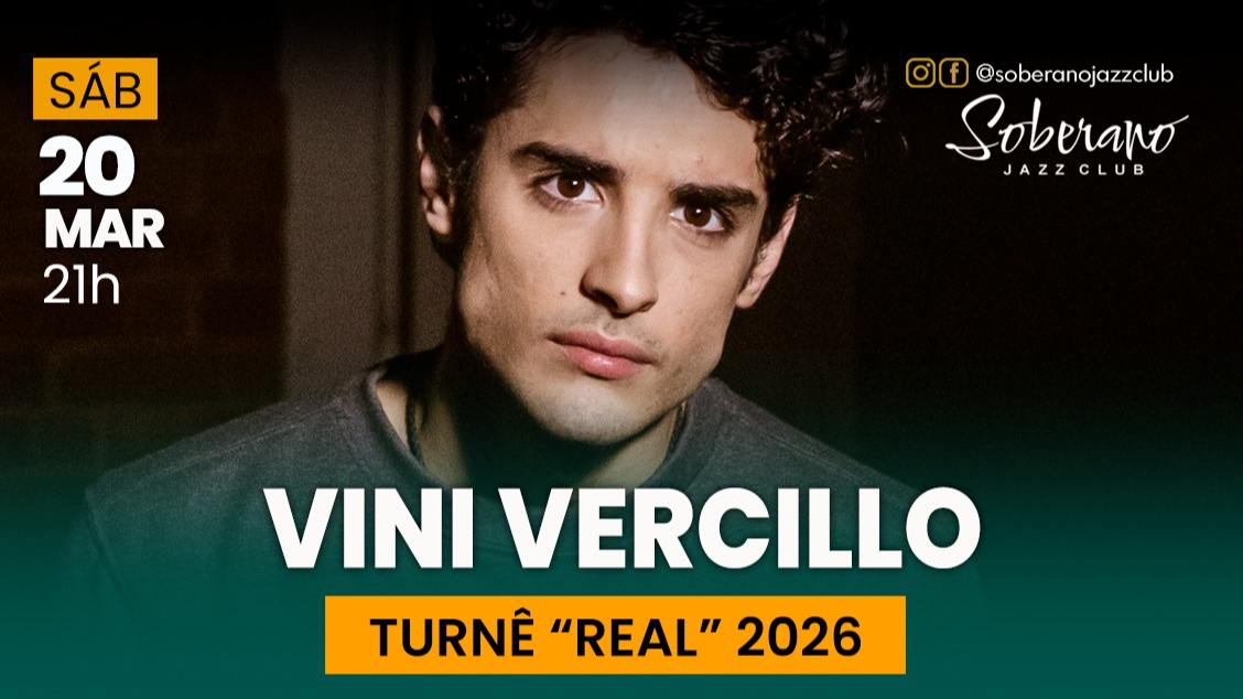 Vini Vercillo- Turnê 'Real' 2026