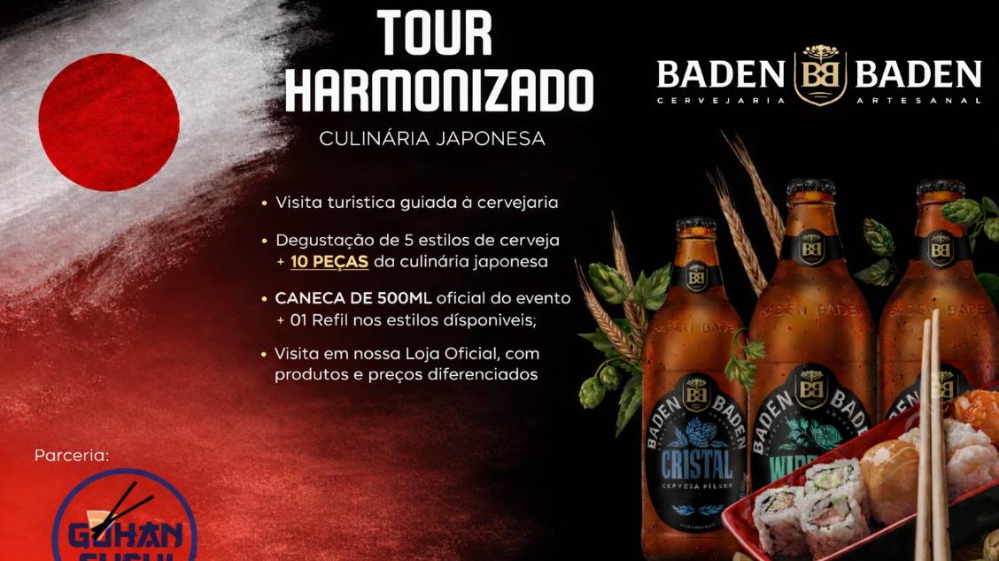 Imagem do evento Tour Harmonizado Japonês - Baden Baden