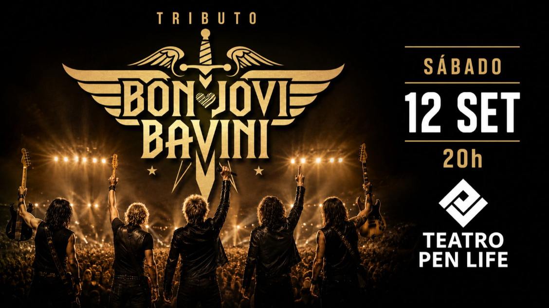 Imagem do evento Tributo Bon Jovi Bavini Sábado, 12 de setembro às 20h