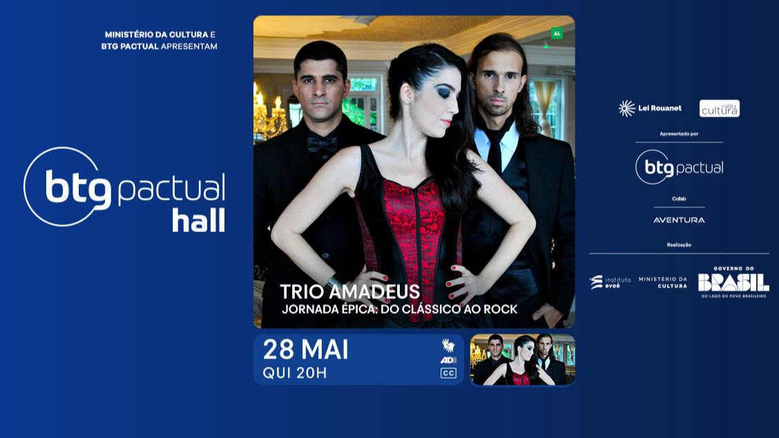 Imagem do evento Trio Amadeus - Jornada Épica do Clássico ao Rock
