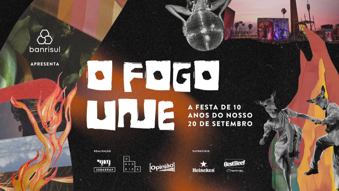 Imagem do evento O FOGO UNE - 10 anos do nosso 20 de setembro