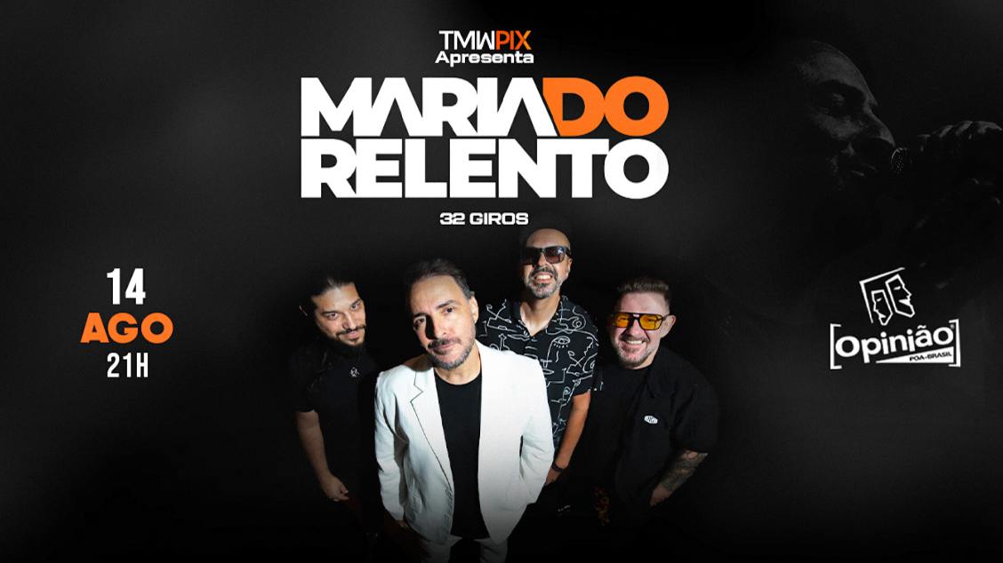 Imagem do evento MARIA DO RELENTO - 14/08/26