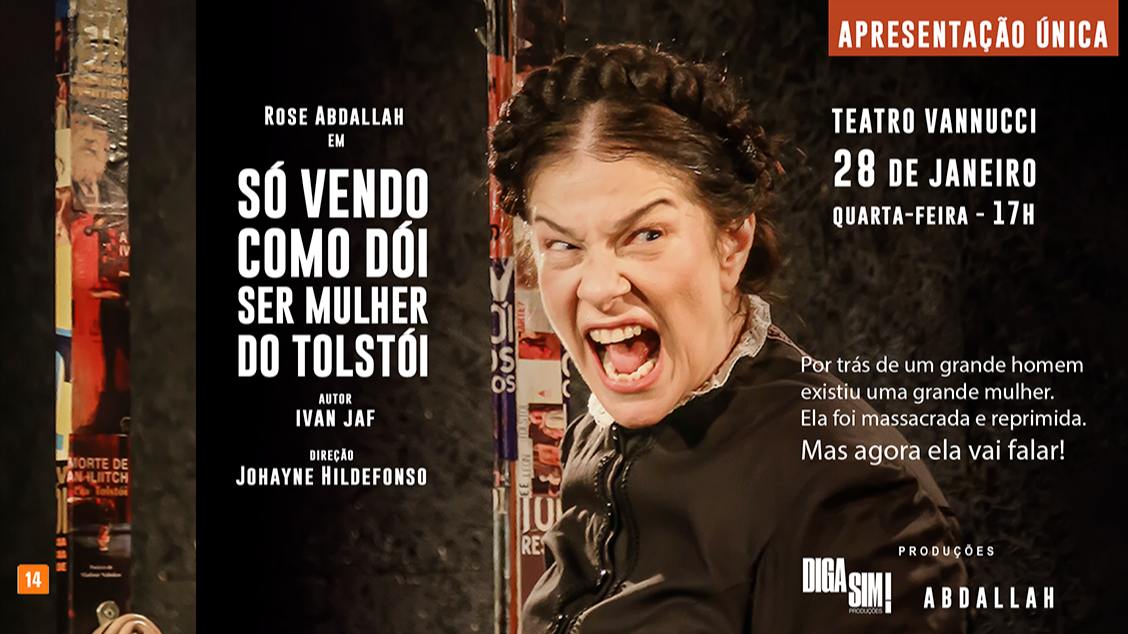 Imagem do evento “Só vendo como dói ser mulher do Tolstói”