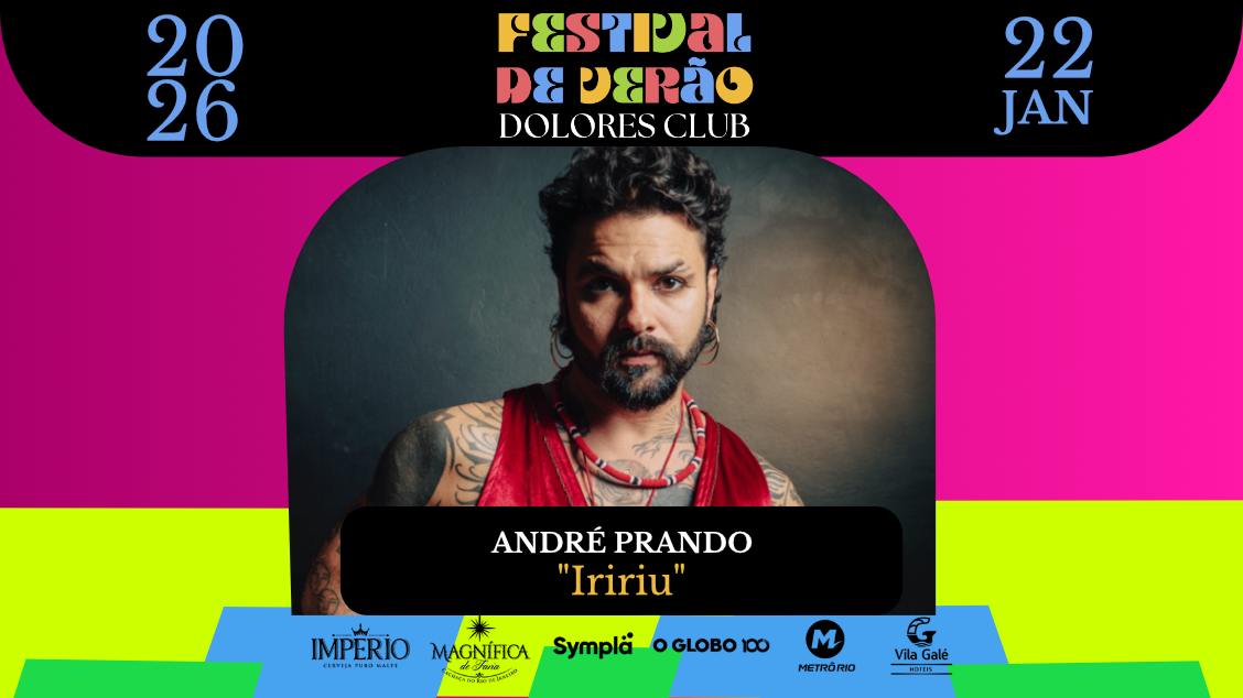 Imagem do evento ANDRÉ PRANDO 'IRIRIU' 22.01