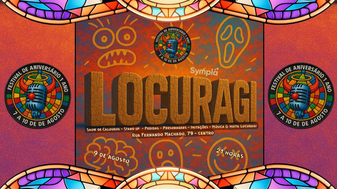 Banner LOCURAGI - A noite de comédia mais insana da ilha!