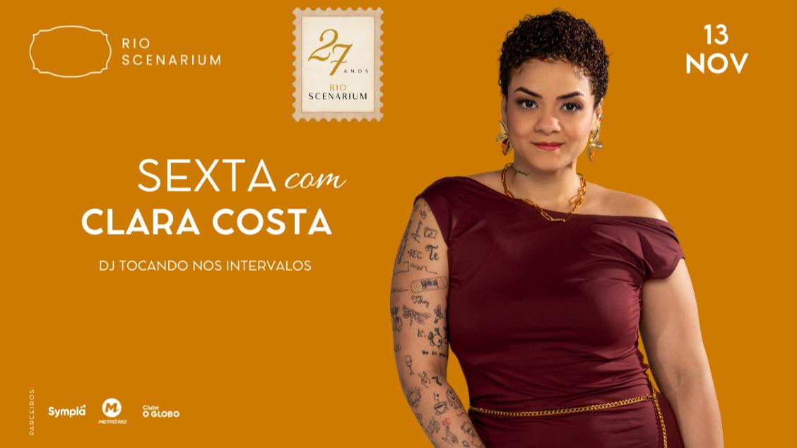 Imagem do evento CLARA COSTA NO RIO SCENARIUM  13.11