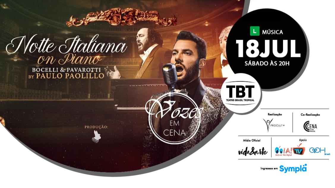 Imagem do evento NOTTE ITALIANA ON PIANO