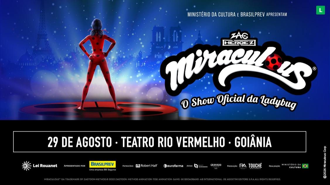 Imagem do evento MIRACULOUS LADYBUG: O SHOW MUSICAL 