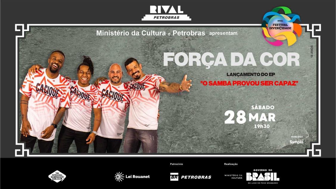 FORÇA DA COR LANÇA “O SAMBA PROVOU SER CAPAZ”