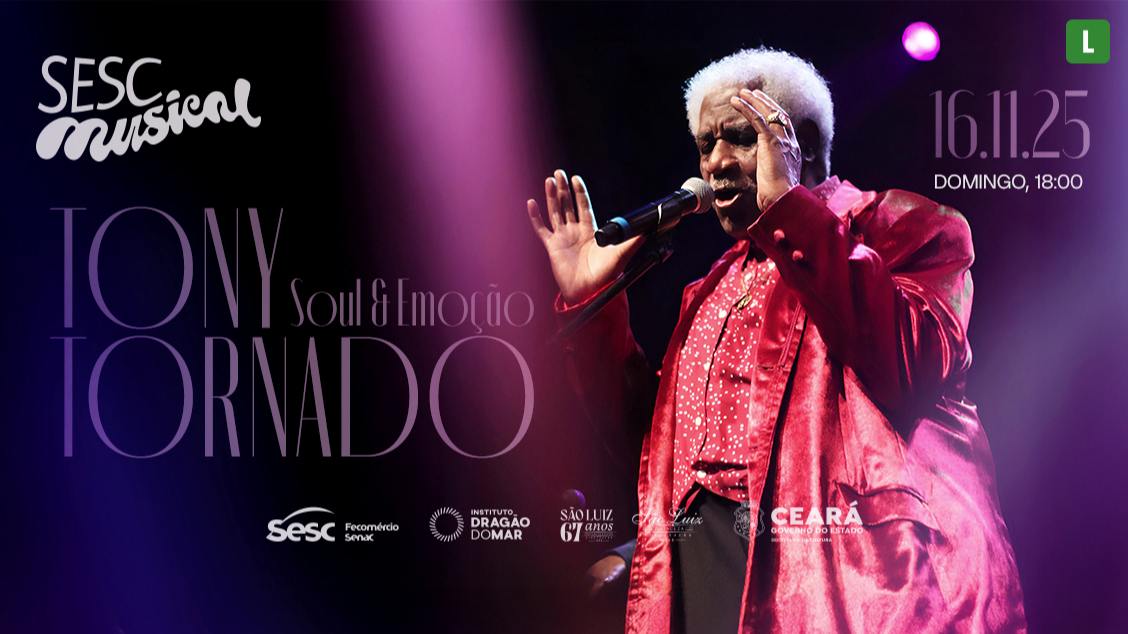 Imagem do evento Tony Tornado - Soul e Emoção Sesc Musical