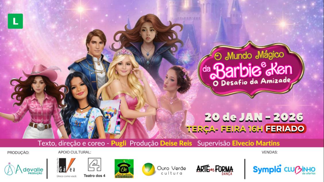 Imagem do evento O MUNDO MÁGICO DA BARBIE E KEN