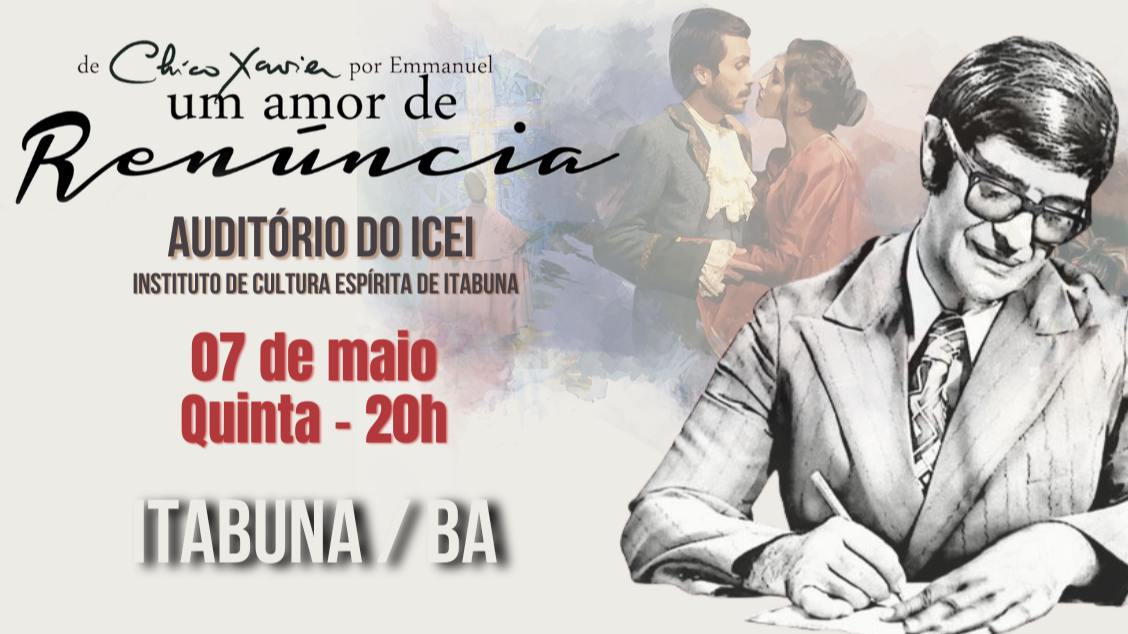 Imagem do evento UM AMOR DE RENUNCIA - ITABUNA - BA