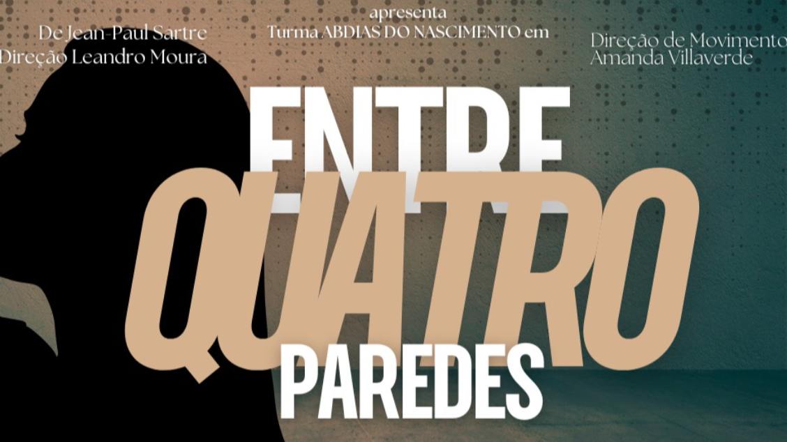 Banner ENTRE QUATRO PAREDES - Nova Escola de Atores