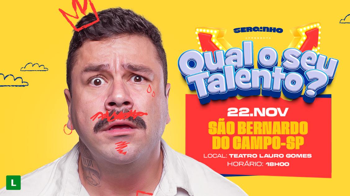Imagem do evento SERGINHO LACERDA - VIDA DE PAI - SÃO BERNARDO DO CAMPO/SP
