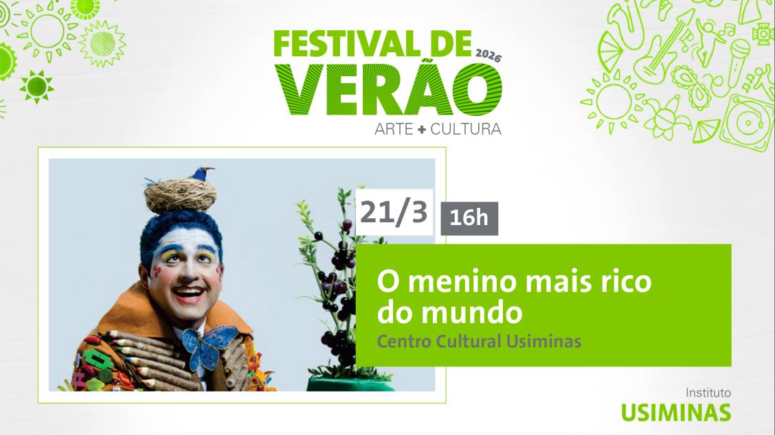 Imagem do evento FESTIVAL DE VERÃO 2026 - O MENINO MAIS RICO DO MUNDO