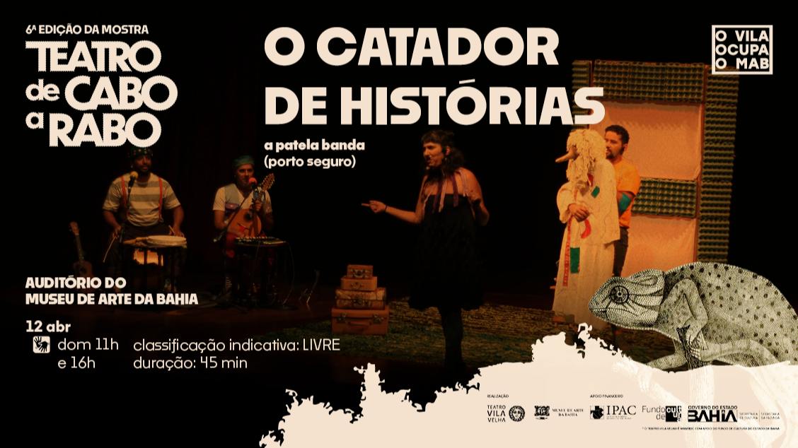Imagem do evento O Catador de Histórias - 6º Mostra  Teatro de Cabo a Rabo