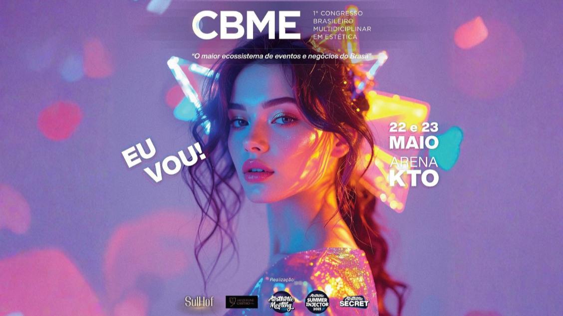 Imagem do evento 1°CBME - CONGRESSO BRASILEIRO MULTIDISCIPLICAR EM ESTÉTICA - 2026