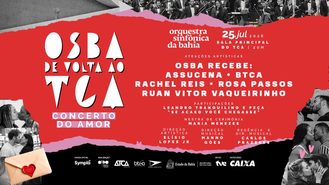 Imagem do evento OSBA DE VOLTA AO TCA - CONCERTO DO AMOR