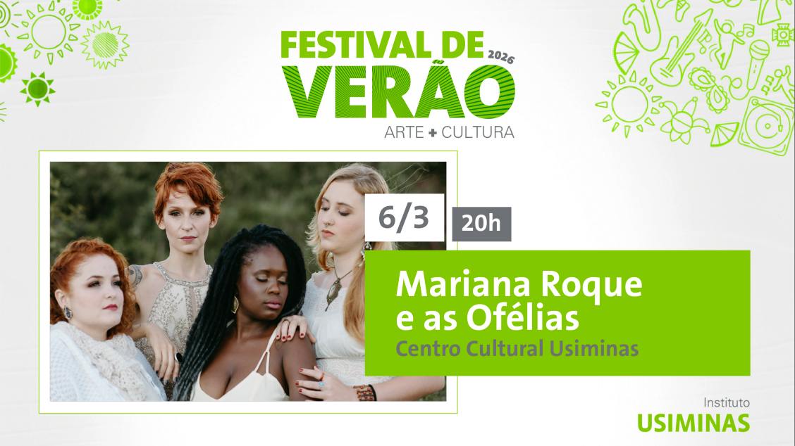Imagem do evento FESTIVAL DE VERÃO 2026 -  MARIANA ROQUE E AS OFÉLIAS