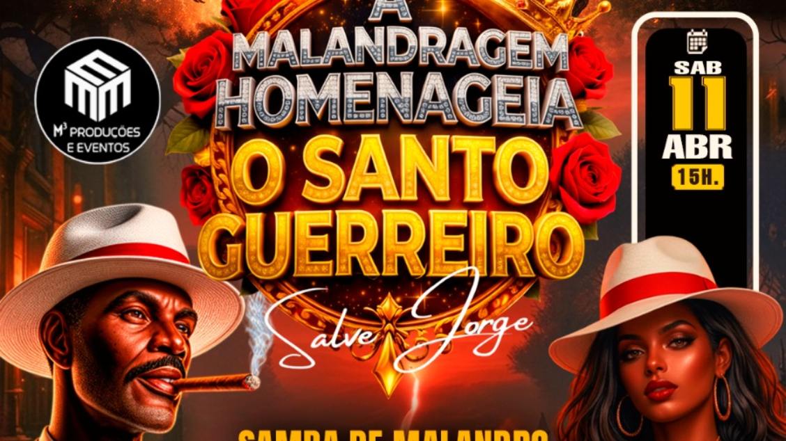 A Malandragem Homenageia o Santo Guerreiro - Rio de Janeiro, RJ