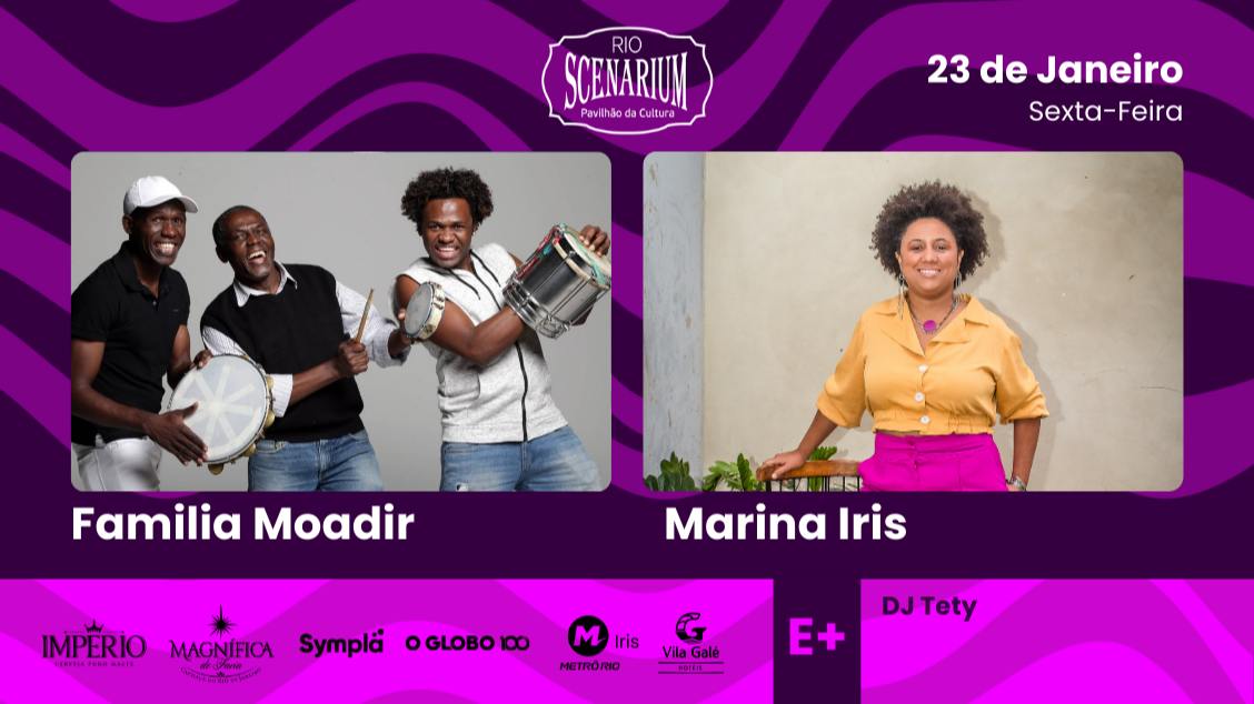 Imagem do evento MARINA IRIS NO RIO SCENARIUM  23.01