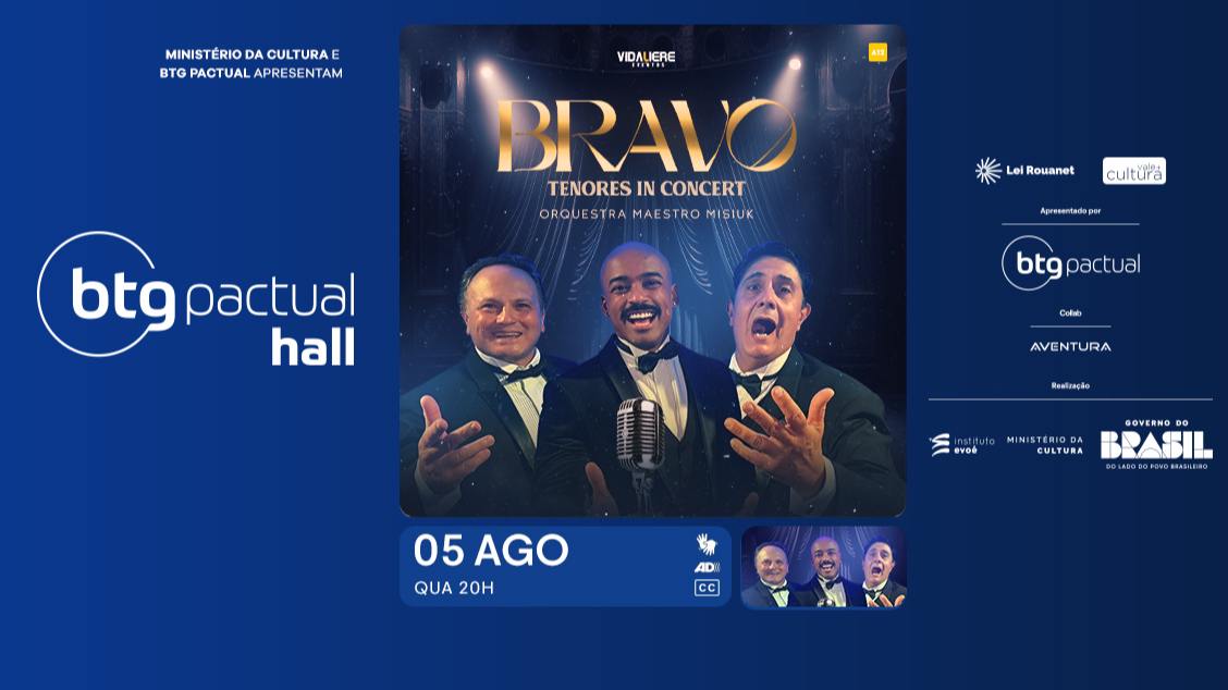Imagem do evento BRAVO Tenores in Concert