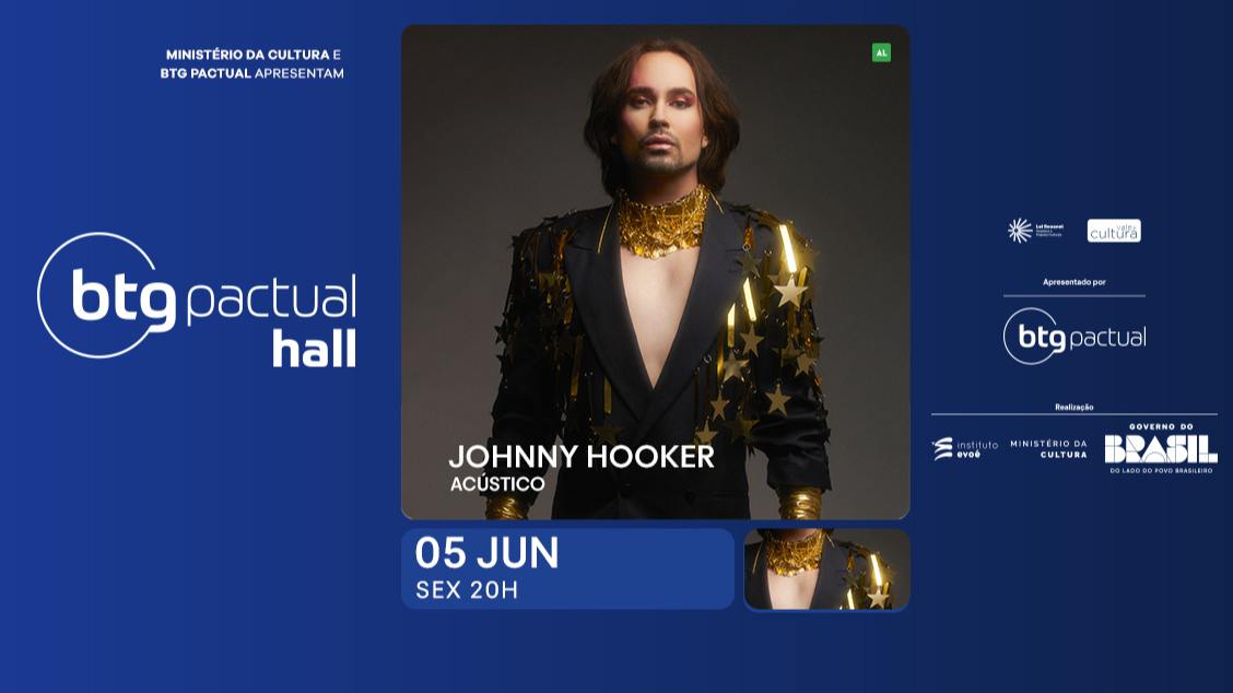 Imagem do evento Johnny Hooker - Acústico