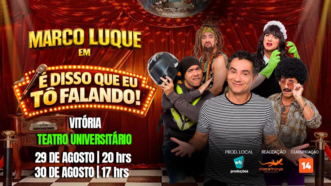 Imagem do evento É DISSO QUE EU TÔ FALANDO! - com Marco Luque