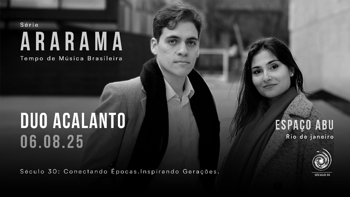 Imagem do evento Série Ararama: Tempo de Música Brasileira Duo Acalanto