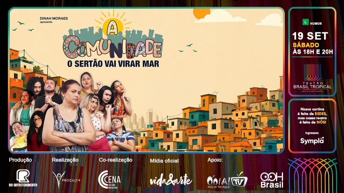Imagem do evento Dinah Moraes - A Comunidade: O Sertão Vai Virar Mar 