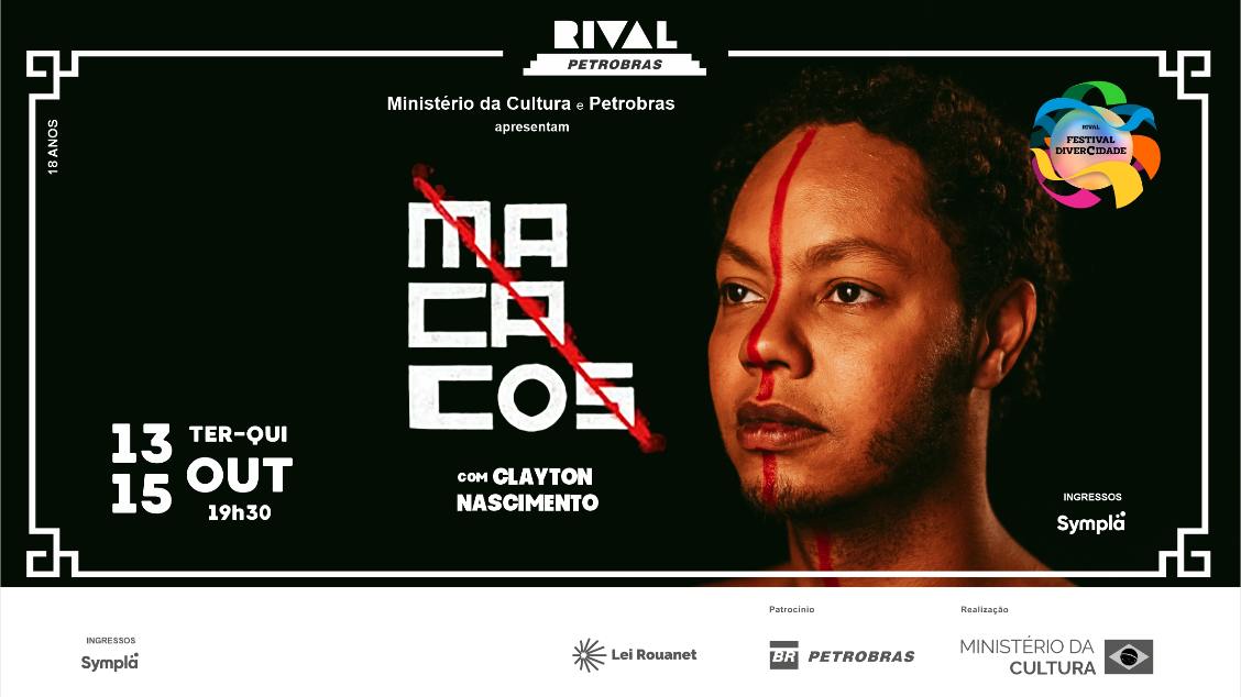 Imagem publicada pela fonte para “Macacos” com Clayton Nascimento