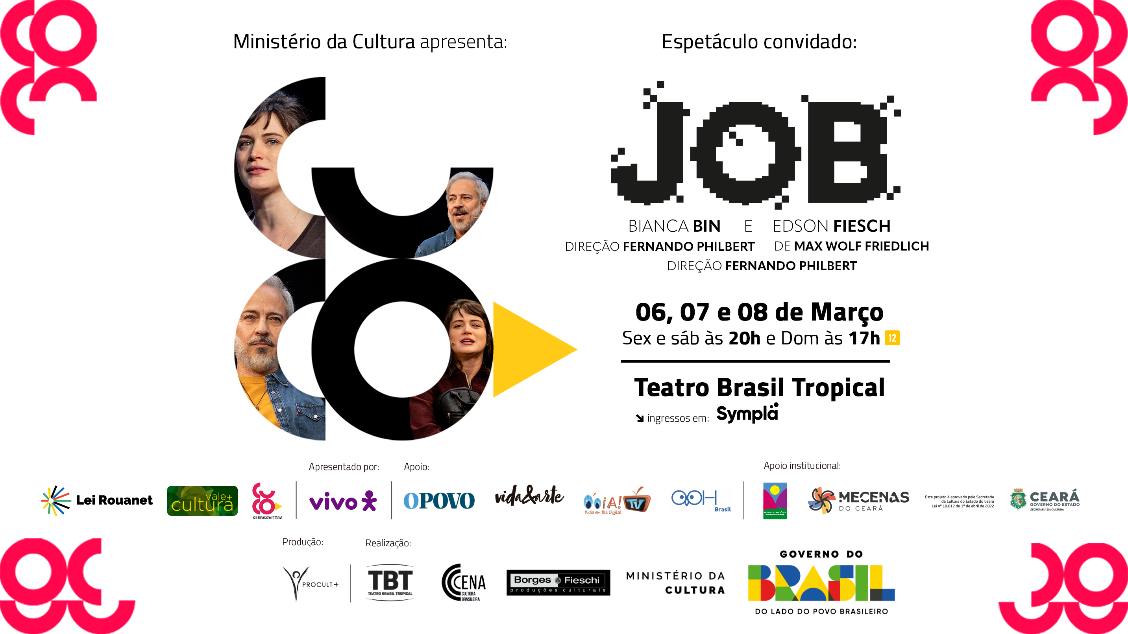 Imagem do evento JOB com Bianca Bin e Edson Fieschi